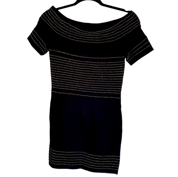 WOW Couture Black Bodycon Slip on Party Dress, Size Medium - Picture 6 of 11